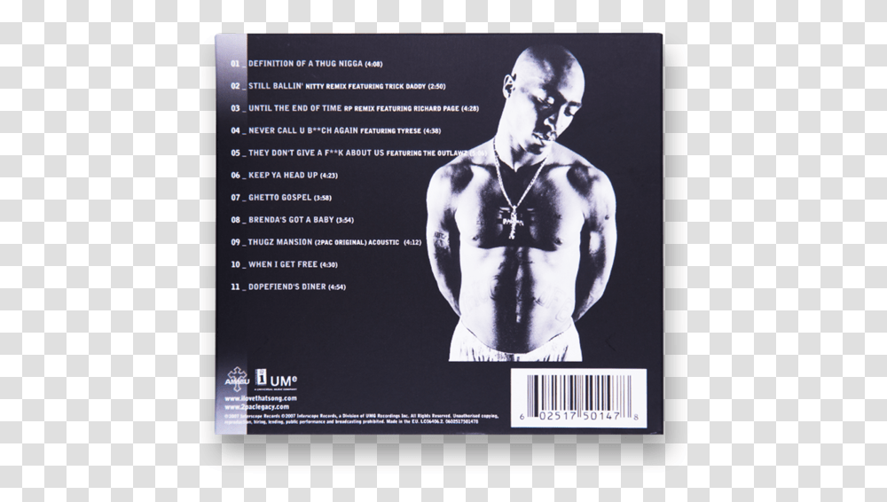 The Best Of 2pac Part 2 Life Cd, Poster, Advertisement, Flyer, Paper Transparent Png