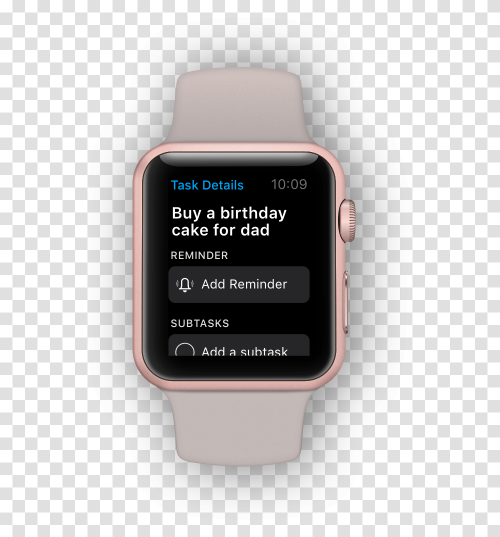 The Best Reminders App For Apple Watch Anydo Siri On Watch, Wristwatch, Digital Watch, Mobile Phone, Electronics Transparent Png