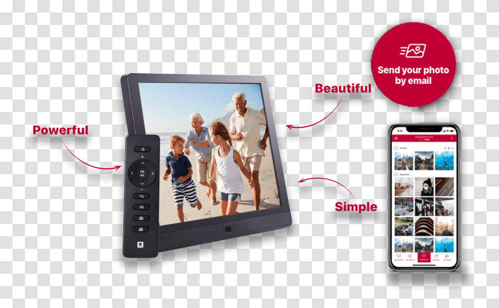 The Best Wifi Cloud Digital Photo Frame Iphone, Mobile Phone, Electronics, Person, Tablet Computer Transparent Png