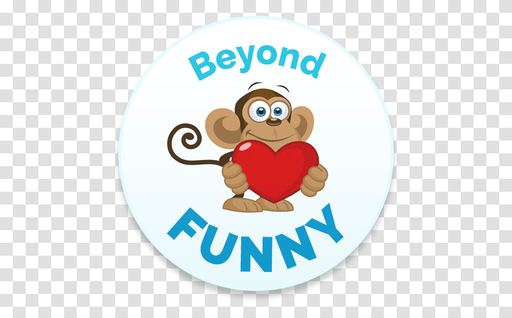 The Beyond Funny Project With Dr Heidi Hanna Monkey Holding A Heart, Label, Text, Word, Sticker Transparent Png