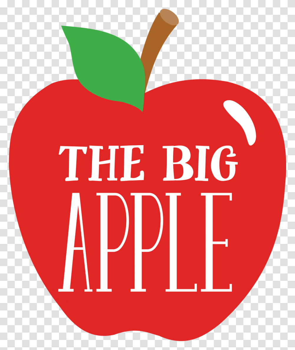 The Big Apple Svg Cut File Big Apple, Plant, Label, Fruit Transparent Png