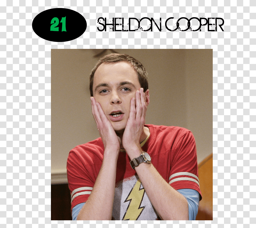 The Big Bang Theory Sheldon Cooper, Person, Man, Finger Transparent Png