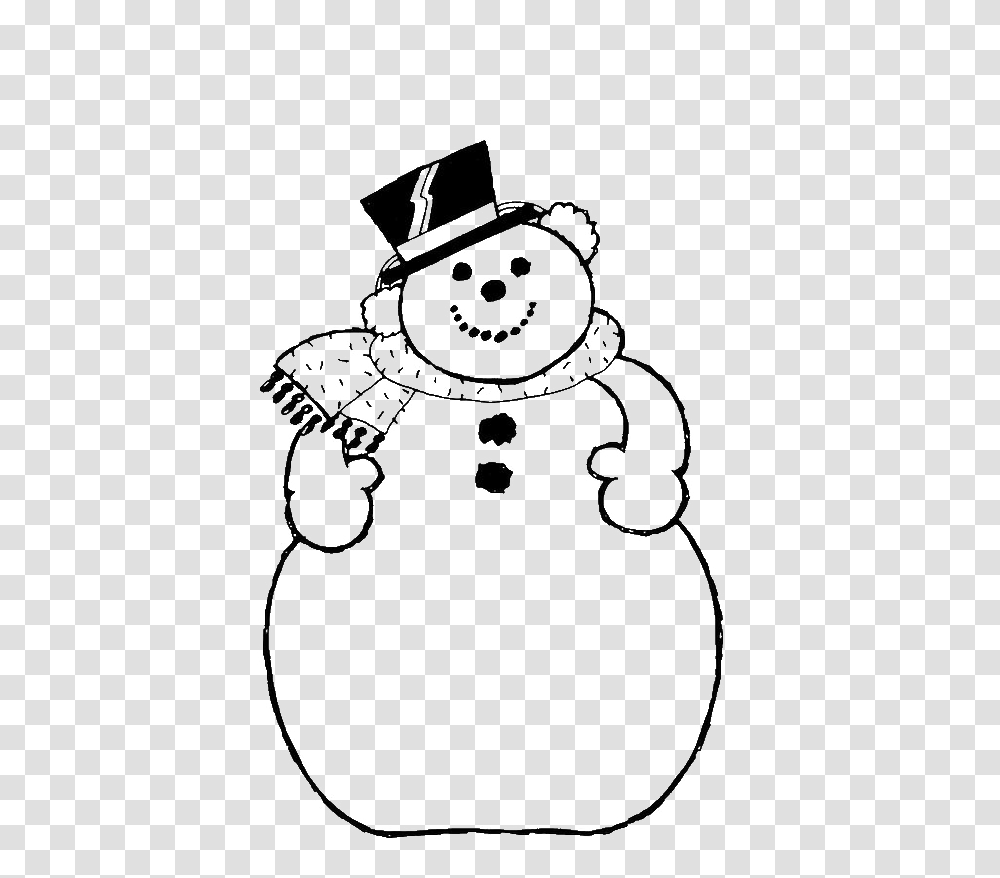 The Big Of Frosty Snowman Coloring For Kids, Stencil, Accessories, Accessory Transparent Png