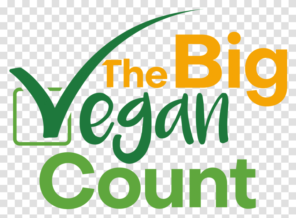 The Big Vegan Count Logo Graphic Design, Alphabet, Word, Vegetation Transparent Png