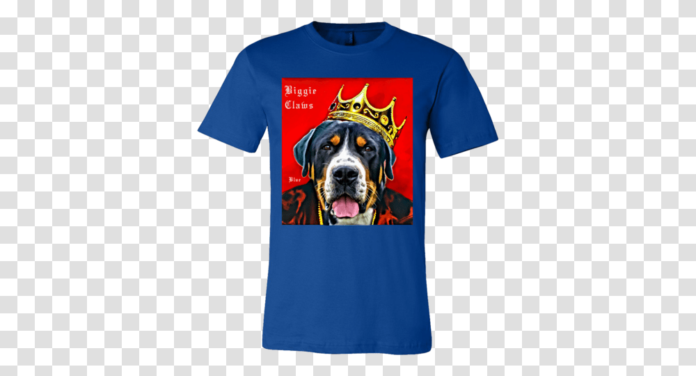 The Biggie Blue Petcasso Prints, T-Shirt, Apparel, Canine Transparent Png