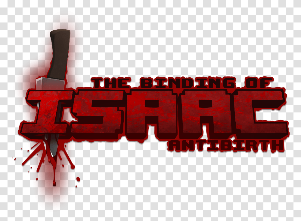 The Binding Of Isaac The Binding Of Isaac Binding Of Isaac Repentance Logo, Word, Dynamite, Weapon Transparent Png