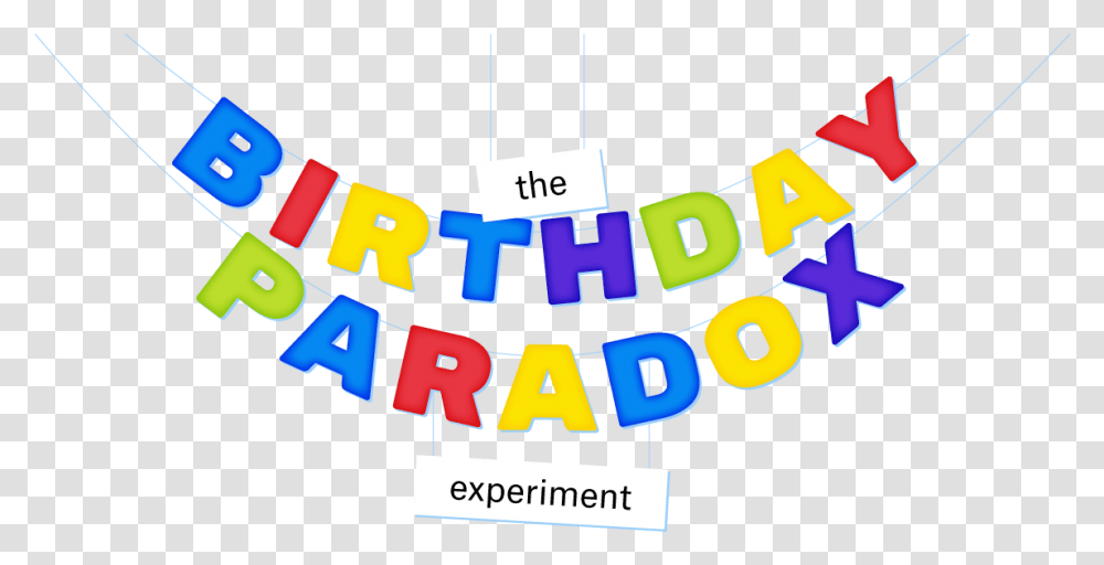 The Birthday Paradox Experiment Birthday Paradox, Alphabet, Number Transparent Png