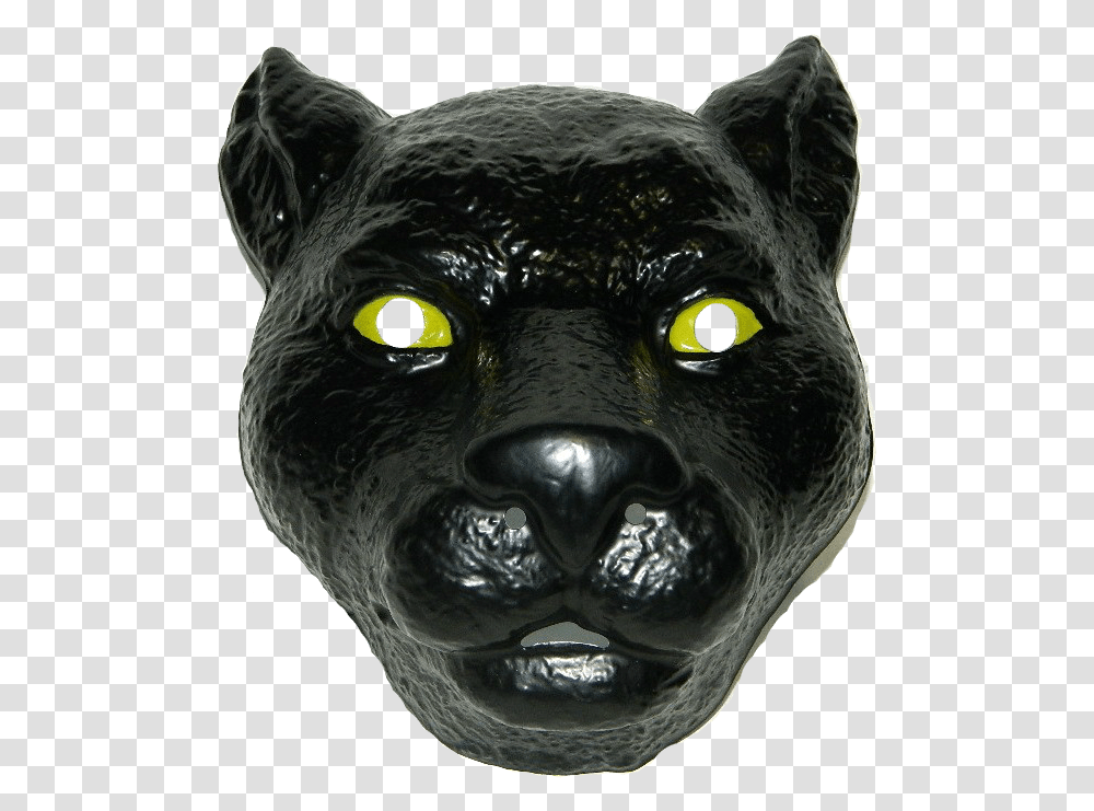 The Black Panther Mask Panther Mask, Statue, Sculpture, Art, Dog Transparent Png