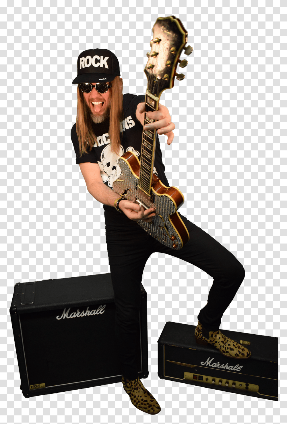 The Black Stripes Band Plays, Person, Human, Leisure Activities, Guitar Transparent Png