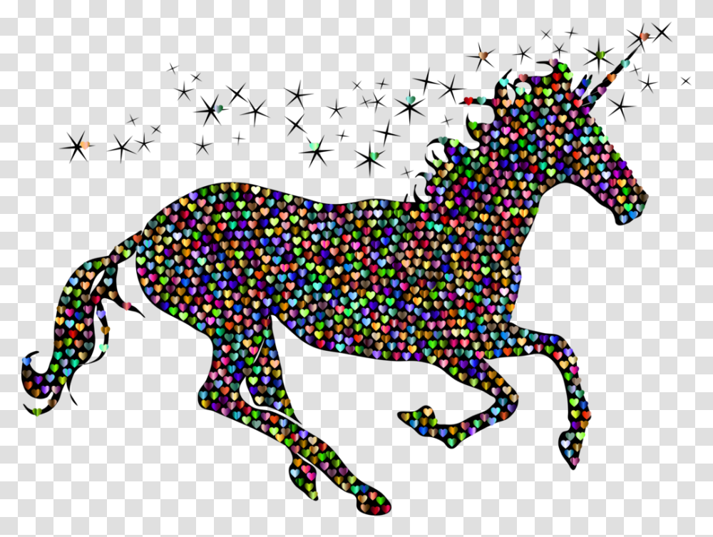 The Black Unicorn T Shirt Horse Legendary Creature, Parade, Crowd, Dinosaur, Animal Transparent Png
