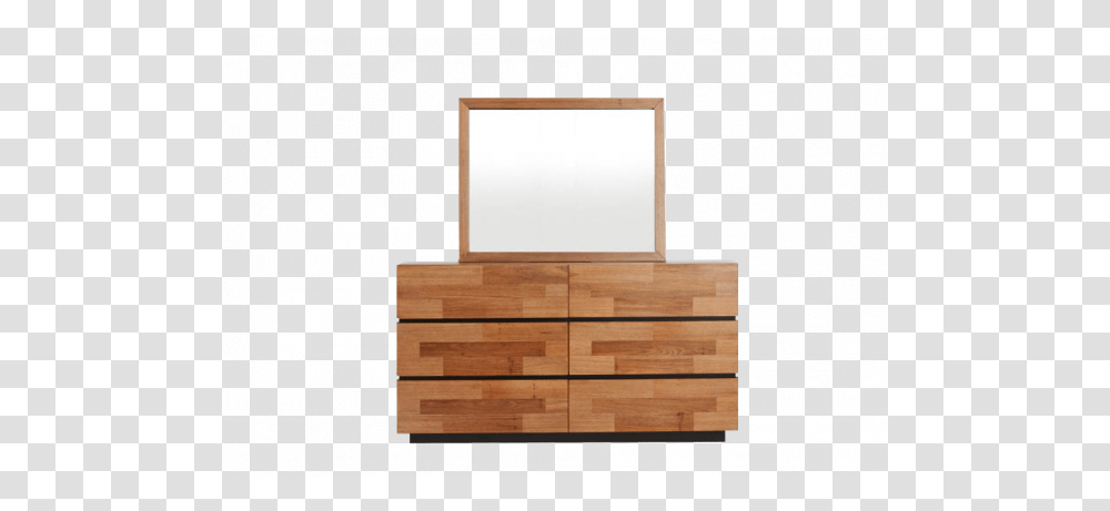 The Block Timber Dresser With Mirror Magento, Furniture, Cabinet, Drawer Transparent Png