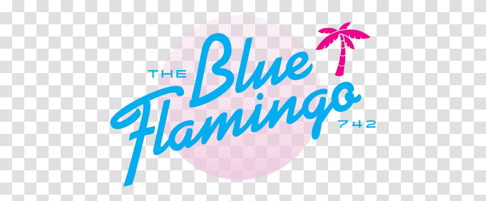 The Blue Flamingo Logo, Purple, Text, Word, Symbol Transparent Png