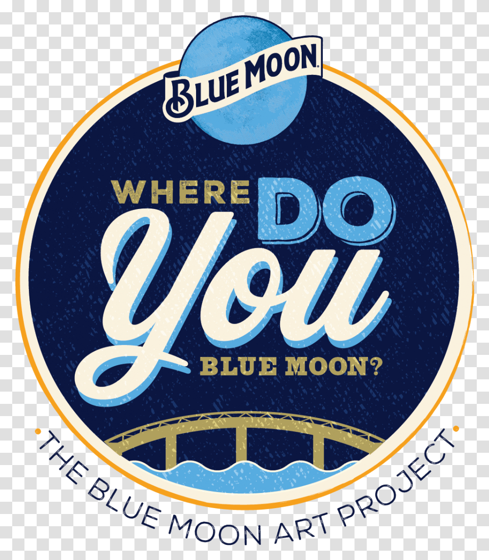 The Blue Moon Art Dot, Logo, Symbol, Trademark, Badge Transparent Png