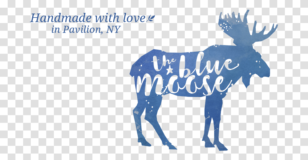 The Blue Moose Reindeer, Poster, Label, Mammal Transparent Png