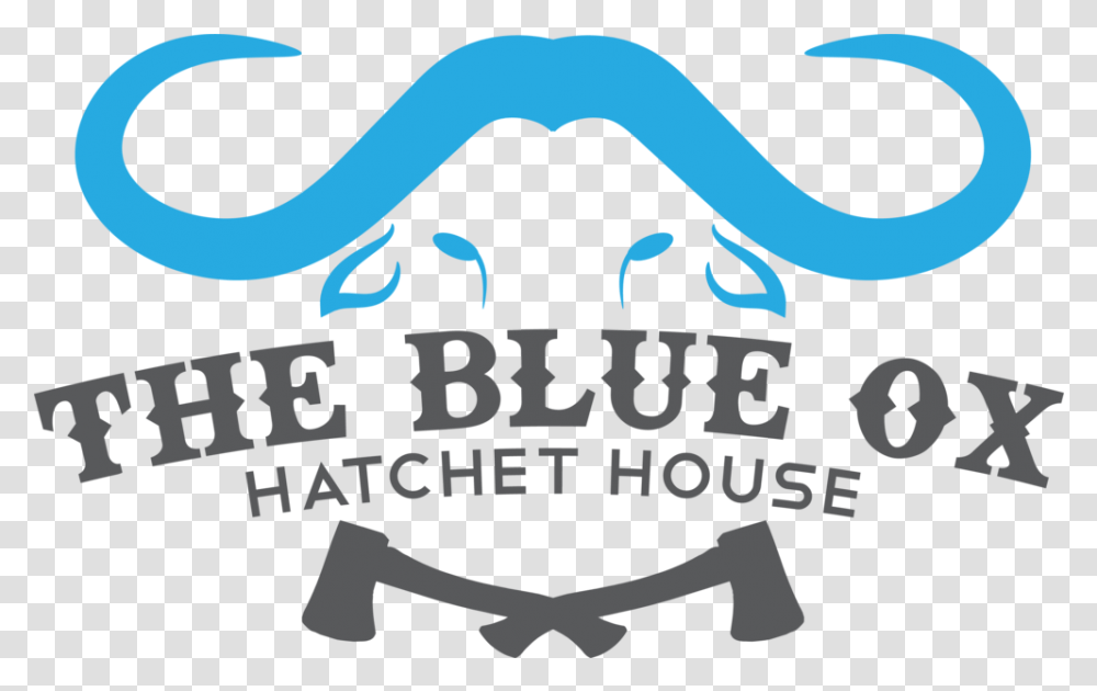 The Blue Ox Hatchet House Clip Art, Text, Poster, Advertisement, Alphabet Transparent Png