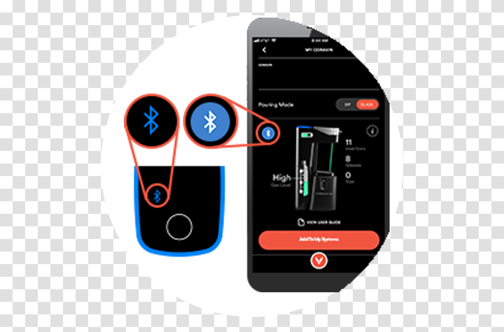 The Bluetooth Icon On The Model Eleven And Iphone Screen Mobile Phone, Electronics, Cell Phone, Stereo Transparent Png