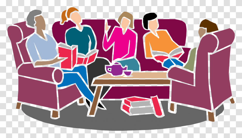 The Book Club Network Blog Sarah Sudin Talks About Coffee Table, Sitting, Outdoors, Crowd, Speech Transparent Png