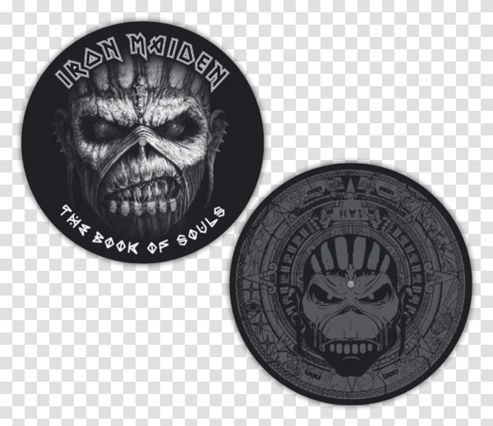 The Book Of Souls Mayan Eddie Slipmat By Iron Maiden Iron Maiden Cell Phone Wallpaper Hd, Coin, Money, Symbol, Logo Transparent Png