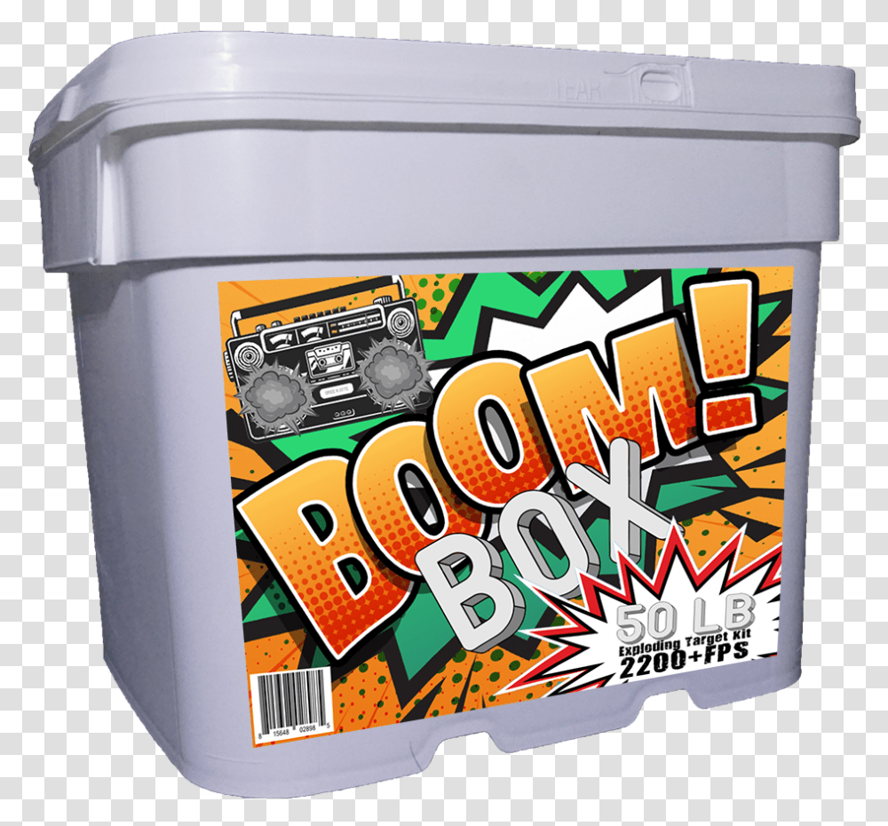 The Boom Box Plastic, Label, Paint Container, Advertisement Transparent Png