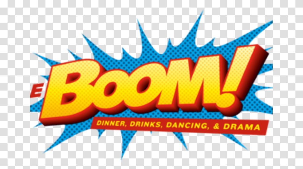 The Boom Logo Boom, Amusement Park, Theme Park, Roller Coaster, Pac Man Transparent Png