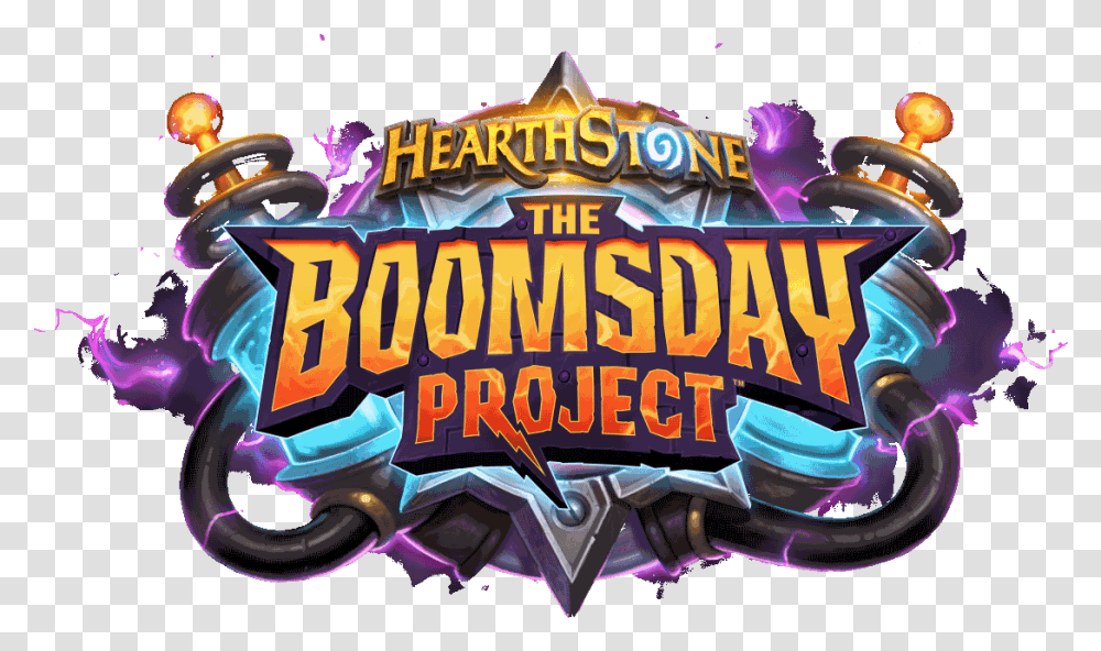 The Boomsday Project Is Hearthstones Next Expansion Boomsday Project Logo, Amusement Park, Theme Park, Roller Coaster Transparent Png