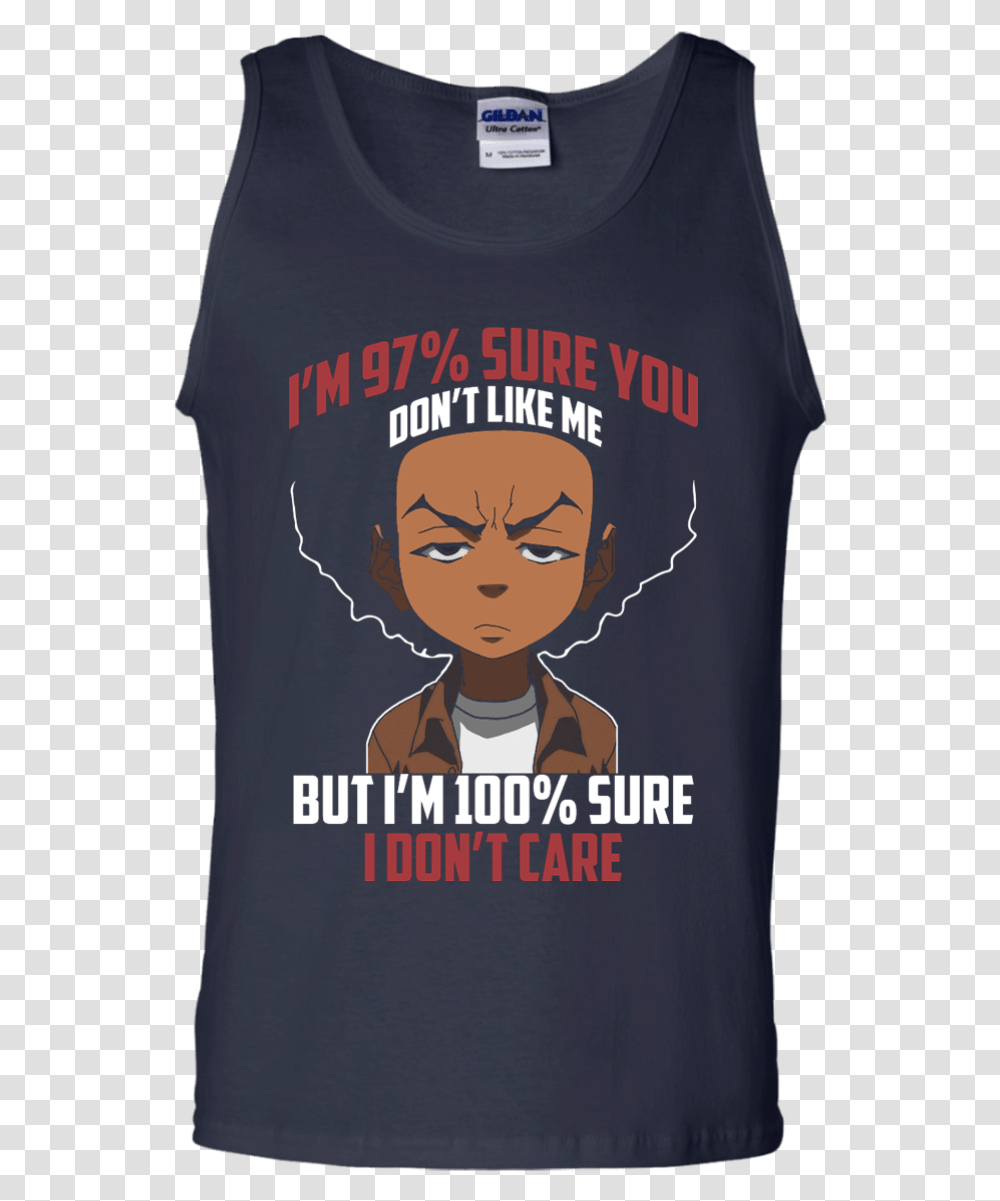 The Boondocks Shirts I'm 97 Percent Sure You Dont Like Active Tank, Apparel, T-Shirt, Sleeve Transparent Png