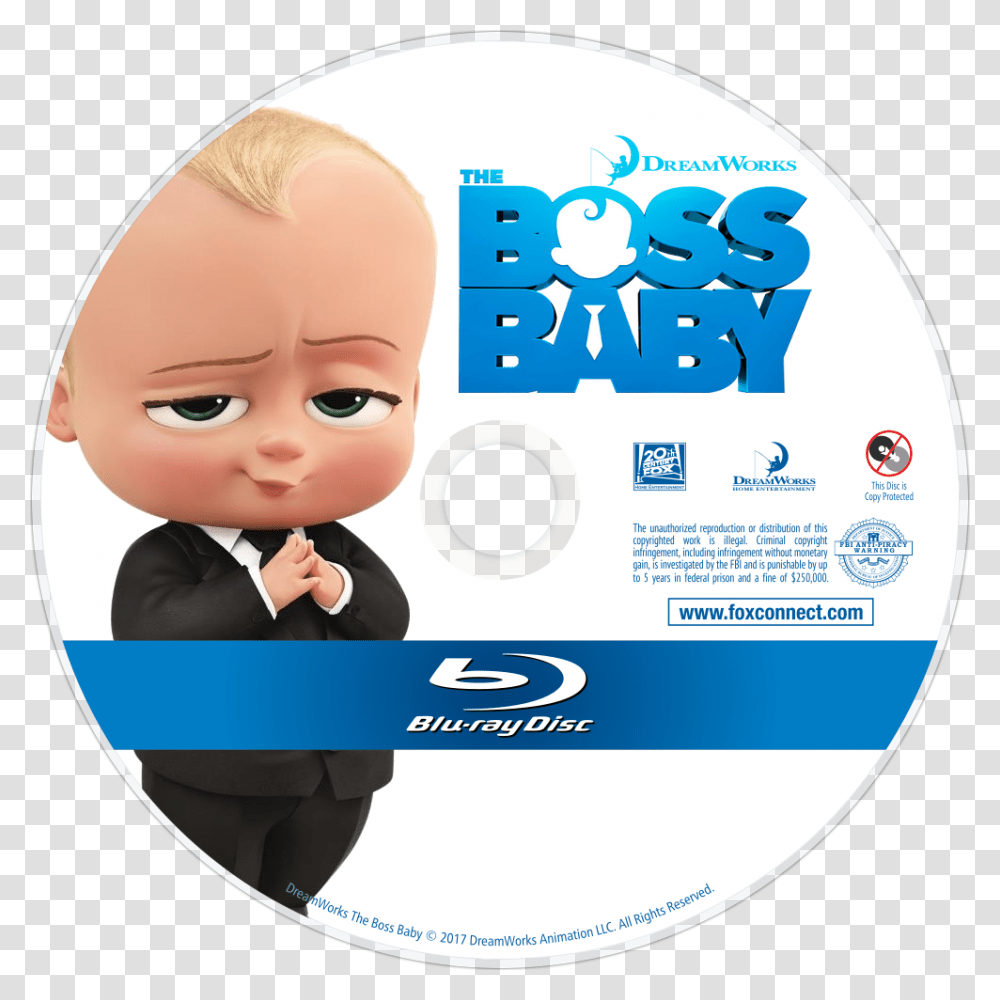 The Boss Baby Bluray Disc Image Boss Baby Blu Ray Disc, Disk, Dvd, Person, Human Transparent Png