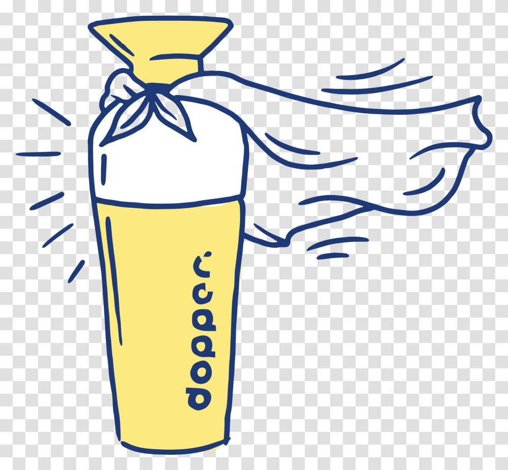 The Bottle Is Message Dopper Dopper Illustration, Label, Text, Glass, Beverage Transparent Png