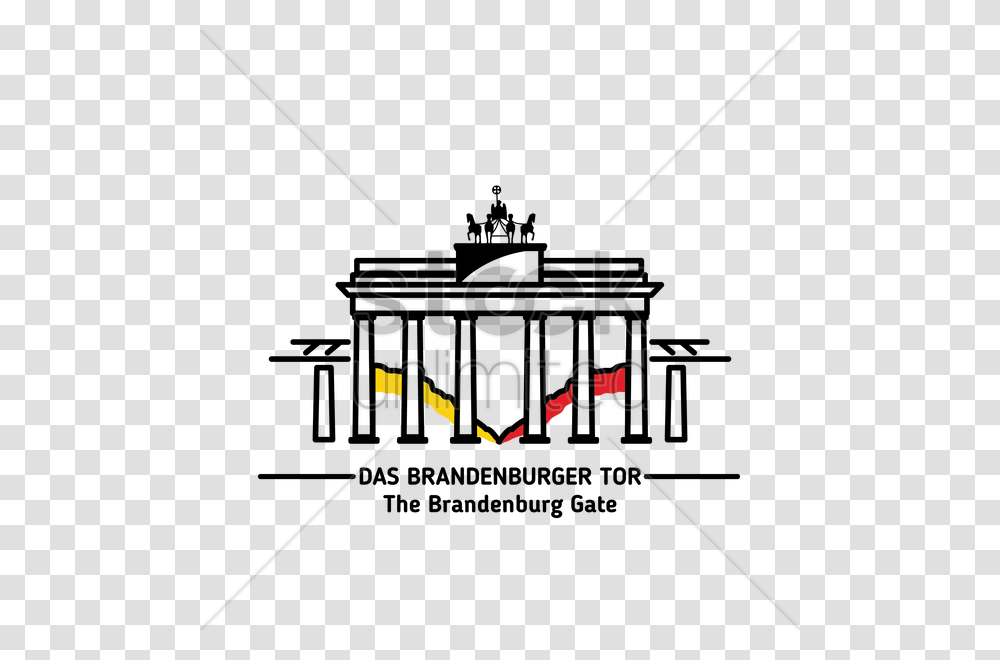 The Brandenburg Gate Vector Image, Pin, Bow, Injection Transparent Png