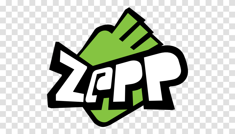 The Branding Source New Look Zapp And Zappelin Npo Zapp Logo, Symbol, Text, Recycling Symbol, Label Transparent Png