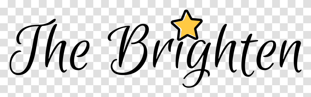The Brighten Calligraphy, Star Symbol Transparent Png
