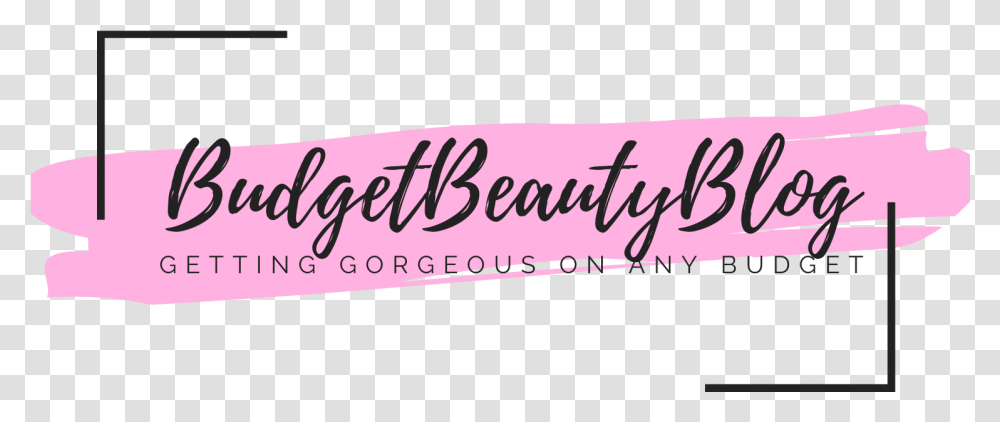 The Budget Beauty Blog Calligraphy, Word, Label, Handwriting Transparent Png