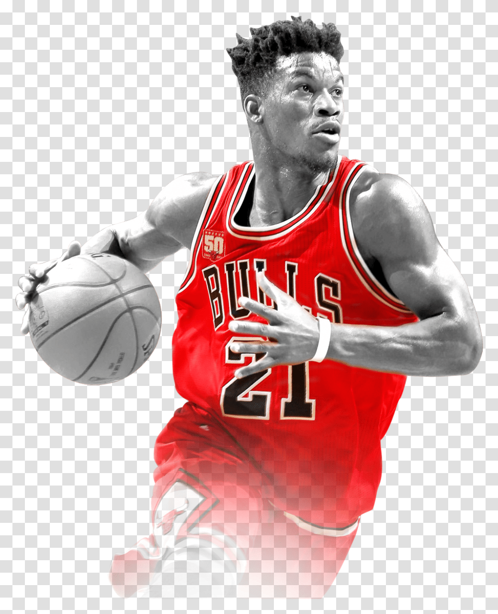 The Bulls Went Into The 2016 2017 With Dwyane Wade Jimmy Butler No Background, Person, Human, People, Sport Transparent Png