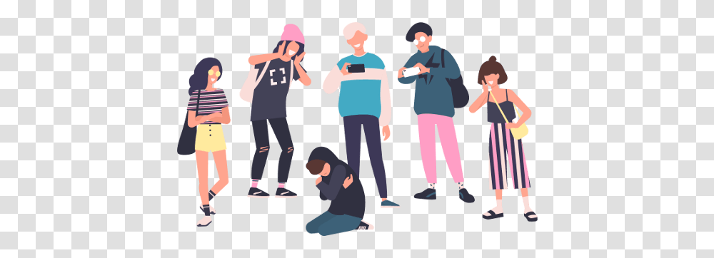 The Bully And Bullied Bullying, Person, Clothing, People, Pants Transparent Png