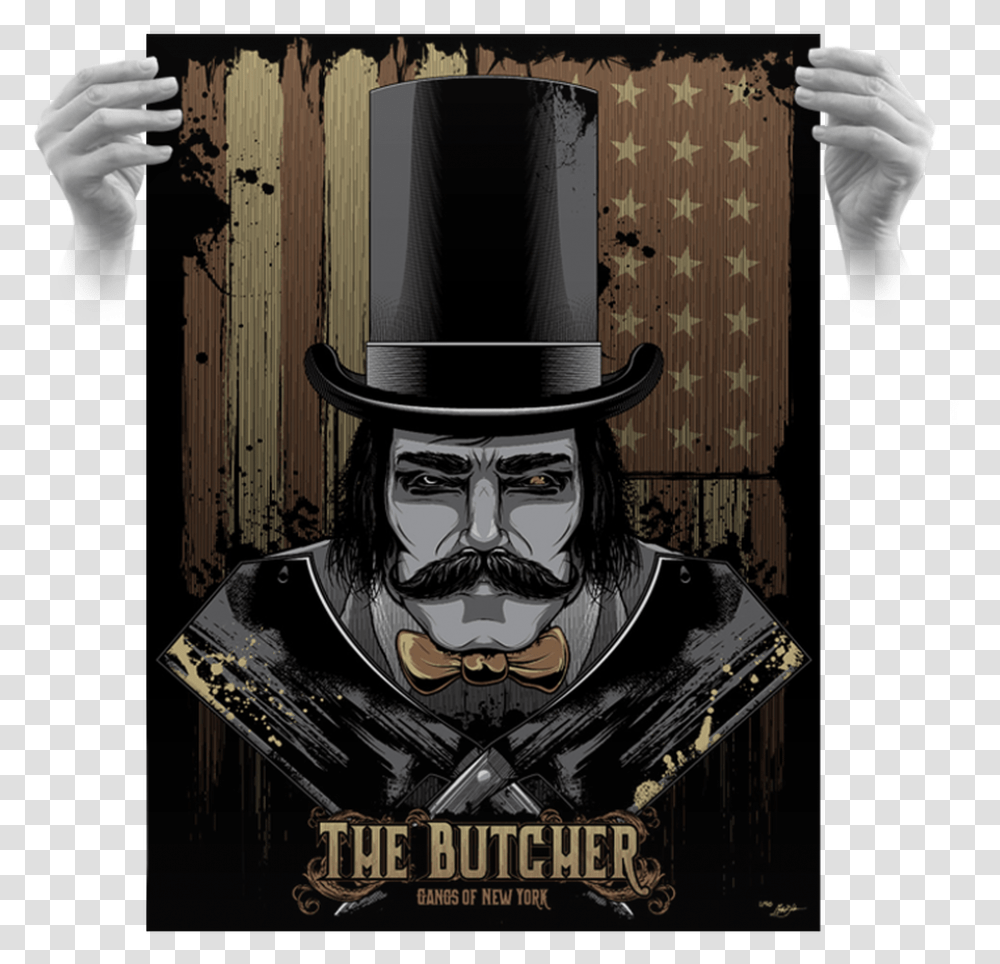 The Butcher Ap Screen Print By Matthew Johnson Screen Print Horror Movie, Advertisement, Person, Poster Transparent Png