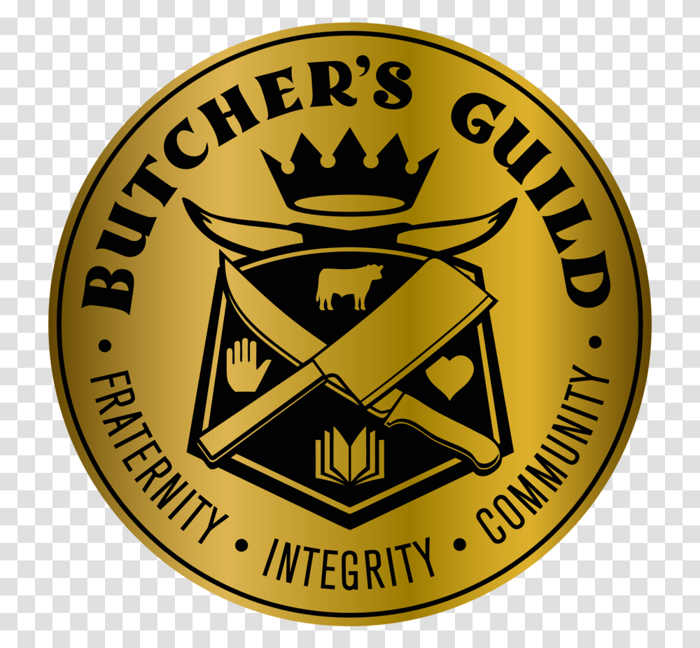 The Butchers Guild Butcher Logo, Symbol, Label, Text, Badge Transparent Png