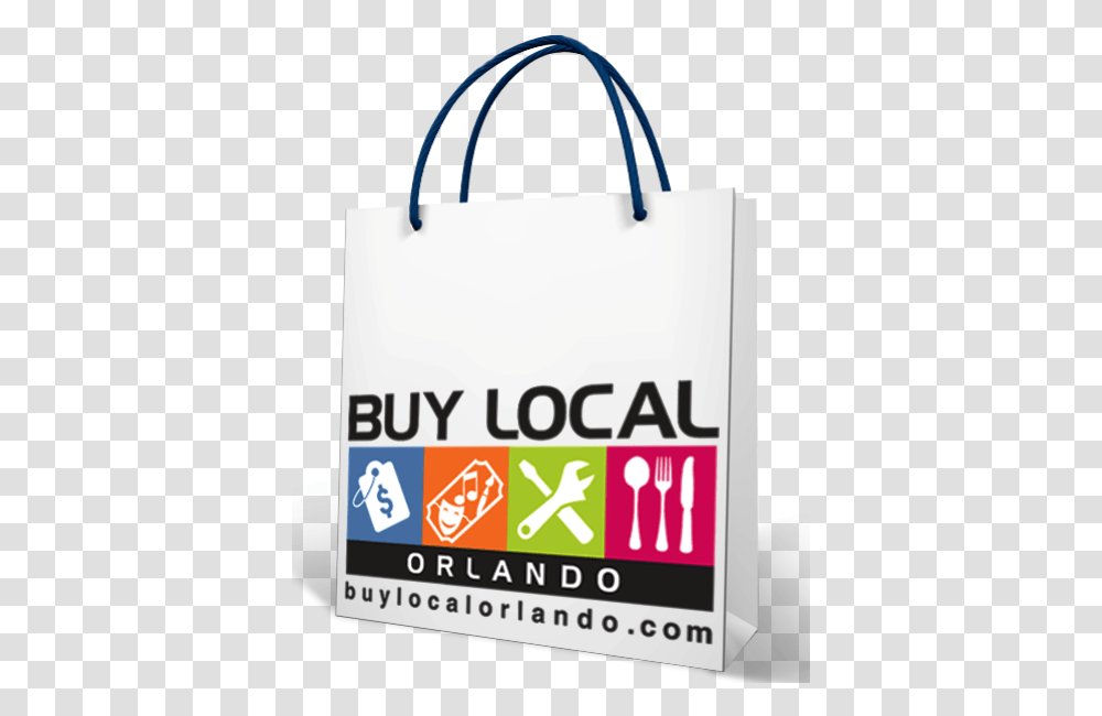 The Buy Local Orlando Campaign Launches A Smart Phone Buy Local Orlando, Bag, Shopping Bag, Tote Bag, First Aid Transparent Png
