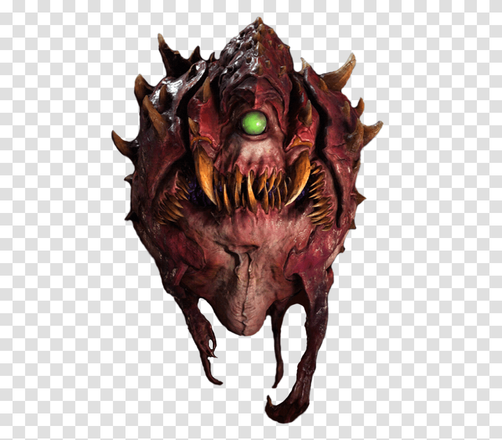 The Cacodemon Is A Flying Psionic Demon Seen In Doom Doom Demons, Alien, Dragon, Ornament Transparent Png