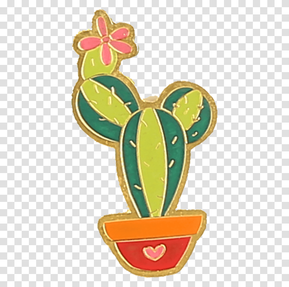 The Cactus Flower Pin Prickly Pear, Furniture, Plant, Food, Cake Transparent Png
