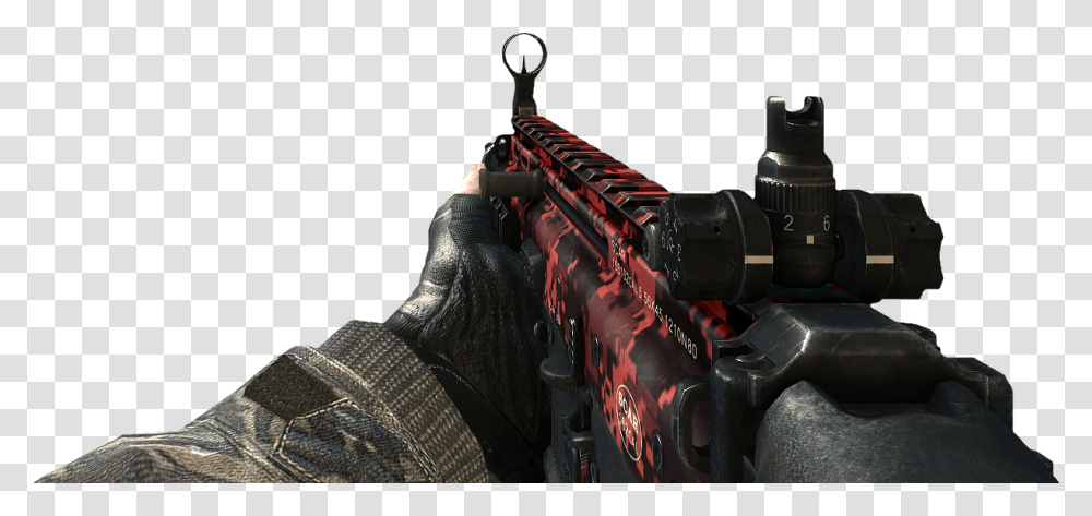 The Call Of Duty Wiki Mw 3 Scar L, Machine, Weapon, Weaponry, Cannon Transparent Png