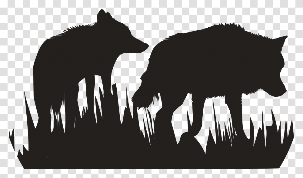 The Call Of The Wild White Fang Vizsla Animal Clip Gray Wolf Pack Silhouette, Mammal, Horse, Wildlife, Bison Transparent Png