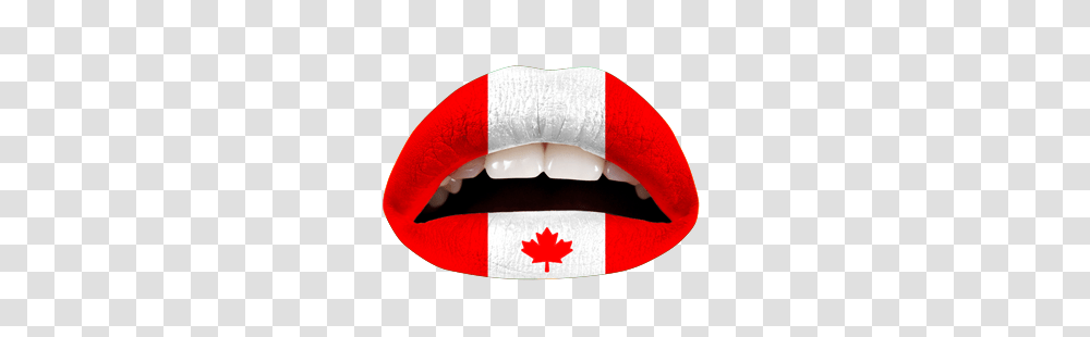 The Canadian Flag Violent Lips, Mouth, Teeth, Tongue Transparent Png