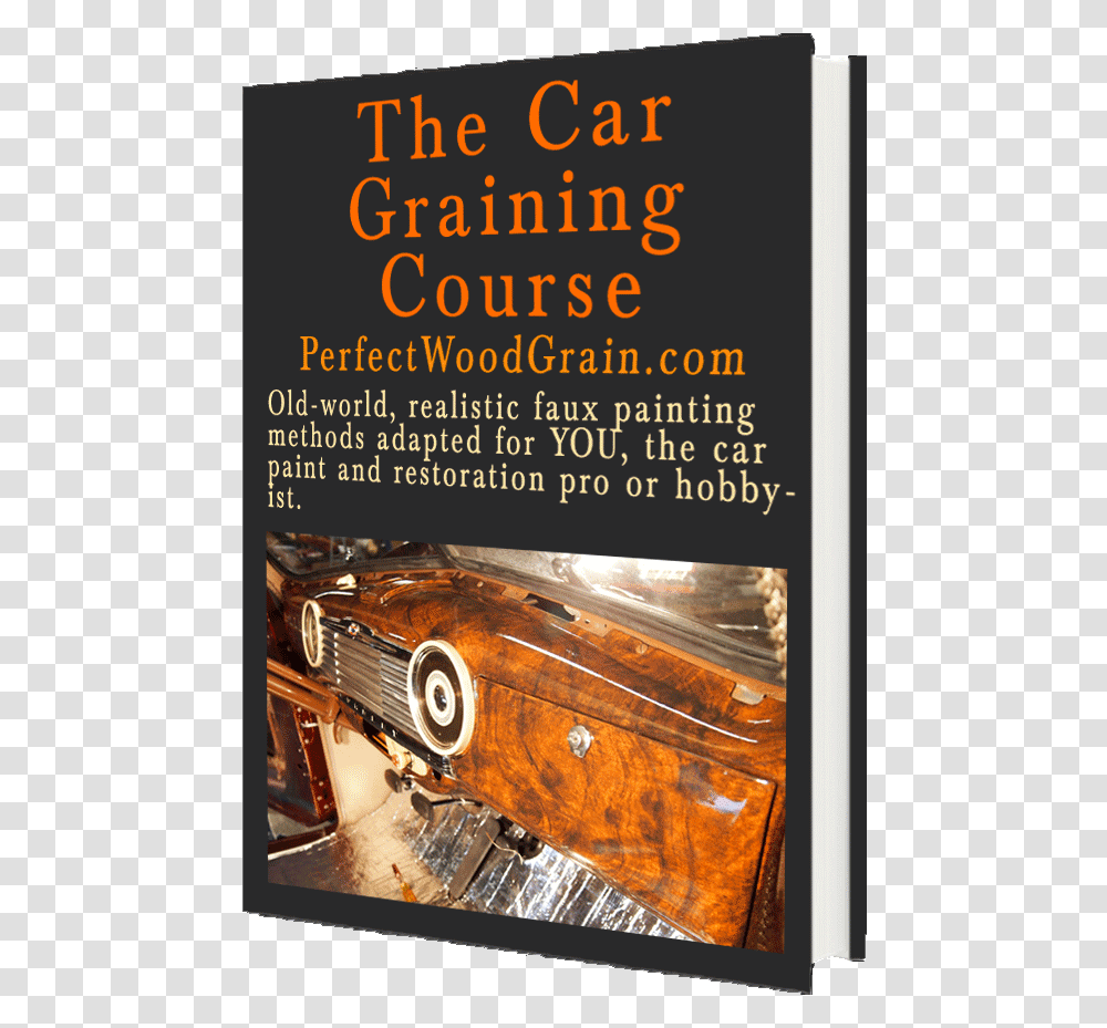 The Car Graining Course Perfectwoodgrain Learn Faux Poster, Advertisement, Flyer, Paper, Brochure Transparent Png