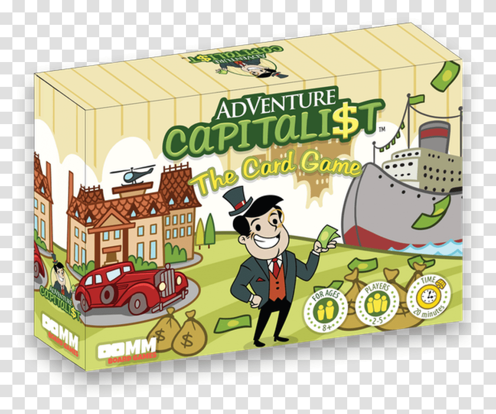 The Card Game Adventure Capitalist Board Game, Person, Plant, Outdoors, Airplane Transparent Png