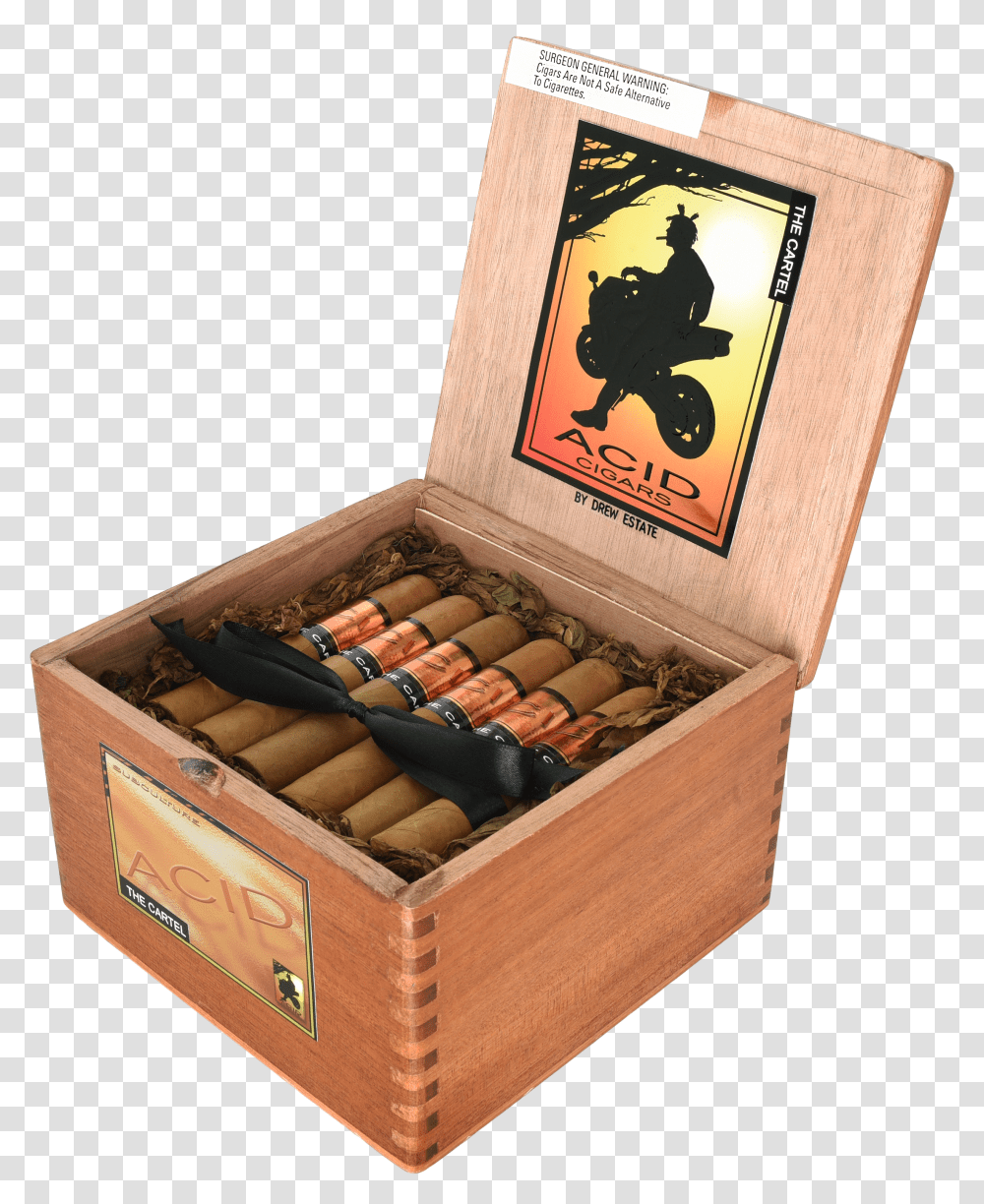 The Cartel Box Open Acid Cigars Transparent Png