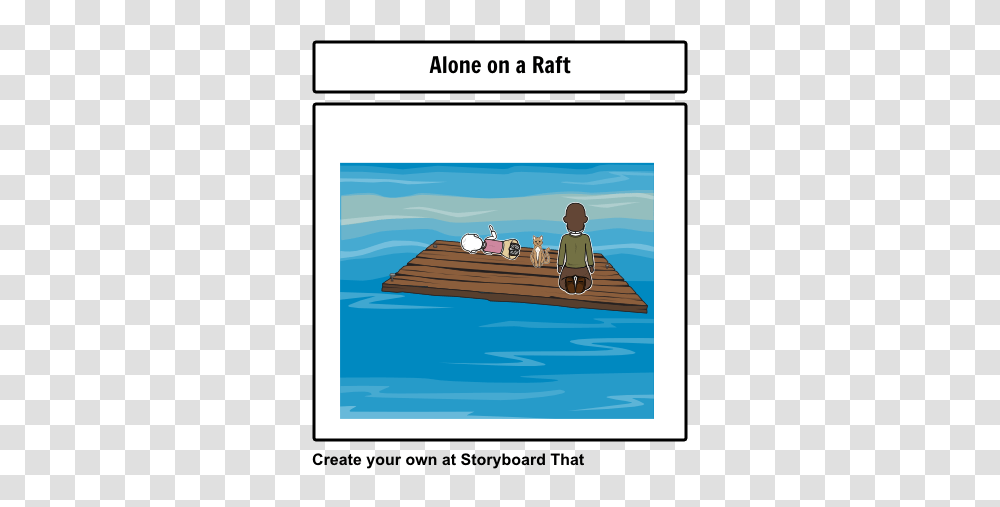 The Cay Raft Storyboard, Person, Porch, Wood, Water Transparent Png