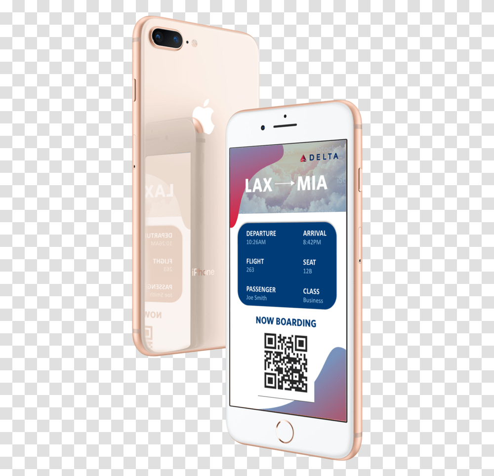 The Challenge Was To Redesign A Mobile Boarding Pass Smartphone, Mobile Phone, Electronics, Cell Phone, Iphone Transparent Png