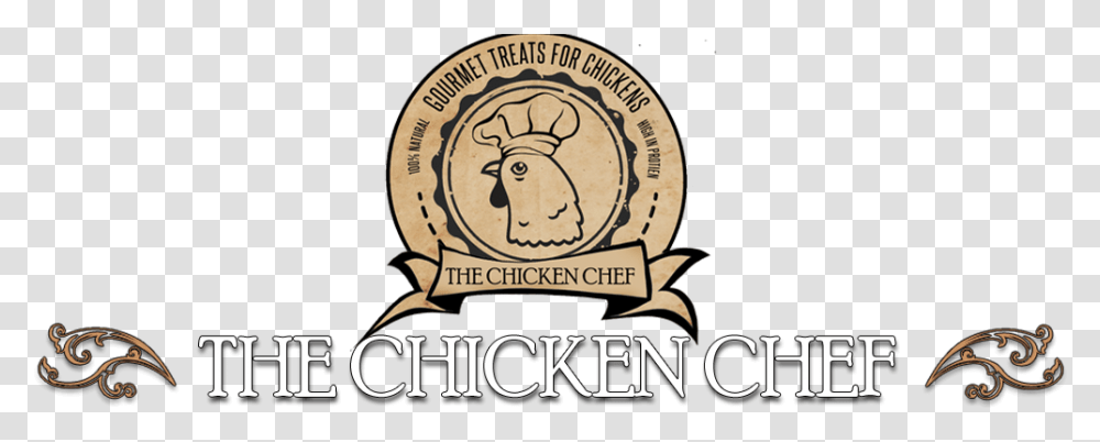 The Chicken Chef Illustration, Logo, Trademark, Badge Transparent Png