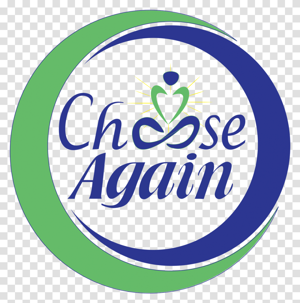 The Choose Again Logo 1no Shade Circle, Trademark, Badge Transparent Png