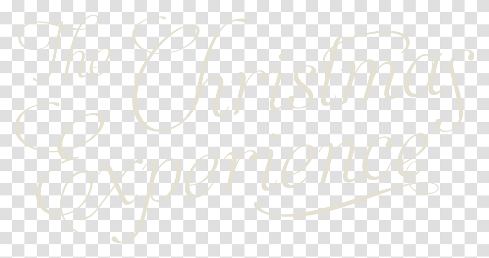 The Christmas Experience Calligraphy, Letter, Handwriting, Alphabet Transparent Png